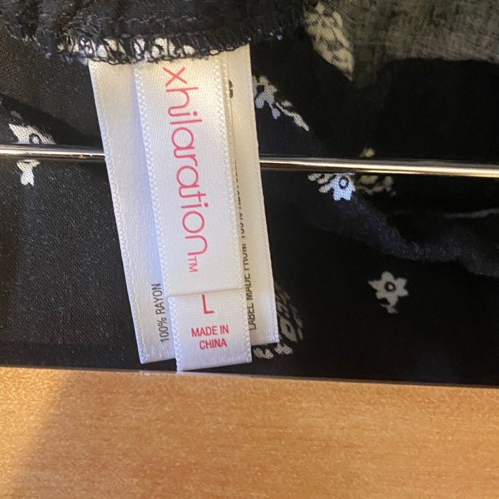 Xhilaration Black and White Paisley Skirt Set - Picture 5 of 8